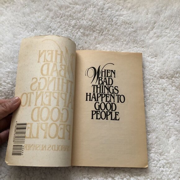 When Bad Things Happen to Good People by Harold S. Kushner 1983 Paperback - Picture 6 of 9